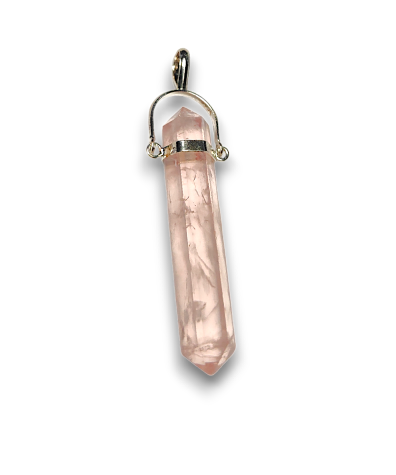 Pendente Quartzo Rosa